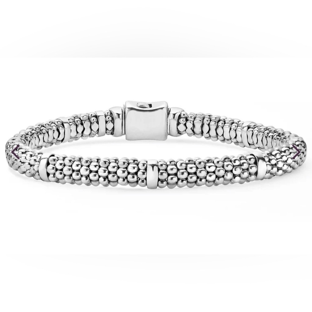 LAGOS Silver Beaded Bracelet